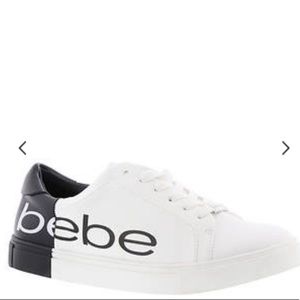 Bebe Black and white sneakers. Size 7. Lightly used. No damage .